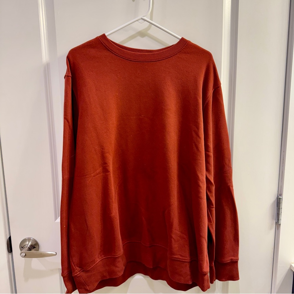 Men’s Goodfellow Orange Crewneck Sweatshirt